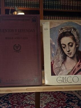 Spanish Language Vintage Books - Greco (1964) and Cuentos Y Leyendas (1922)
